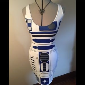 Blackmilk R2D2 Dress *NEW* Starwars Bodycon Sz M